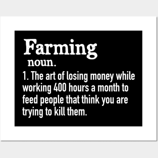 Farming Definition Posters and Art